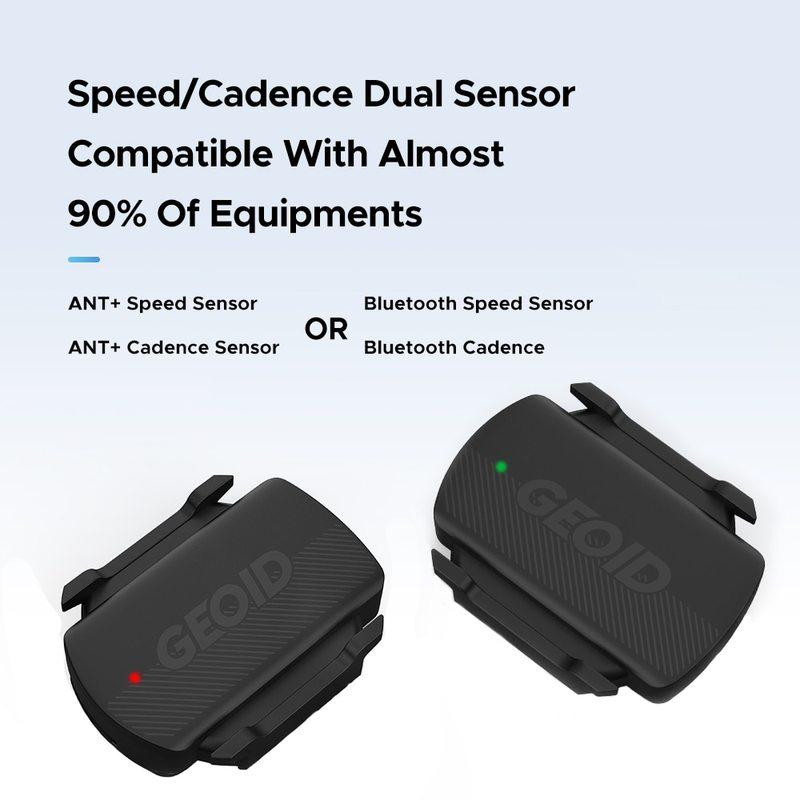 GEOID Fahrrad-Geschwindigkeits-/Trittfrequenzsensor, Ant-Bluetooth, GPS-Fahrradcomputer, Dual-Modus, für Magene Road Bicycle MTB-Zubehör