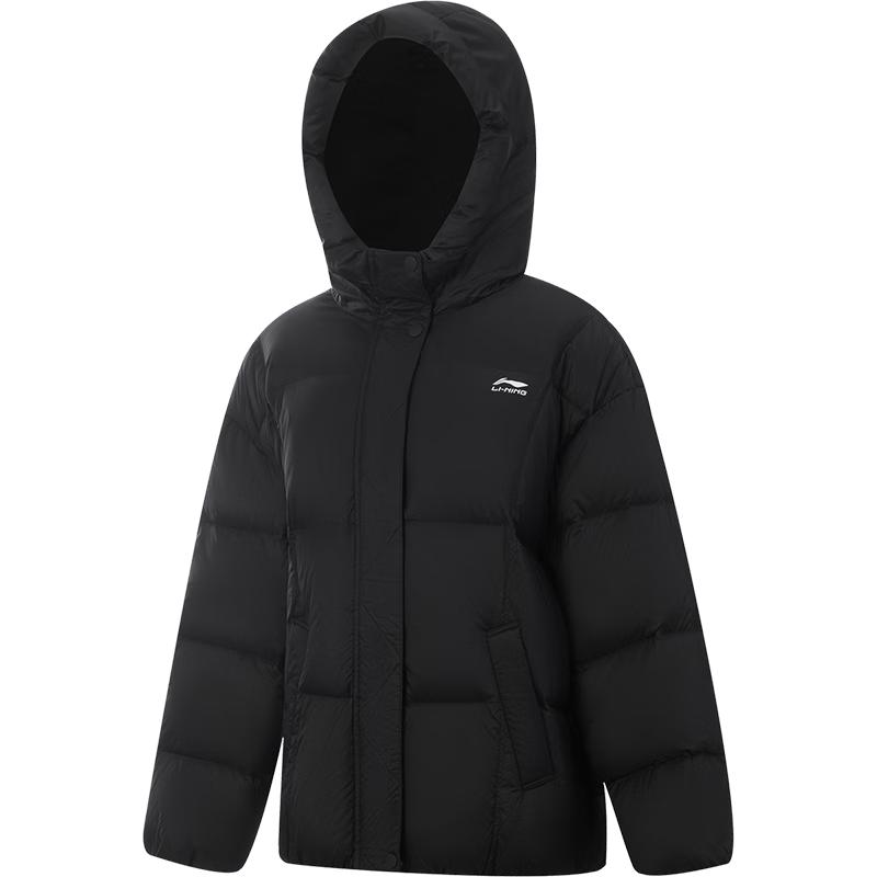 Детская пуховая куртка Li-Ning для девочек 130 чёрный