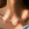 Paved Infinity Symbol Pendant Necklace Delicate Dainty Everyday Jewelry