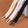 Solid Color 8mm Round Thick Rope Shoelace for Sneakers And Quality Shoe Laces Accessory Multiple Lengths 100cm/120cm/140cm/160cm