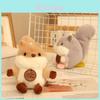 Squirrel Plush Keychain For Girls Boys Cute Animal Cartoon Accessories For School Bags