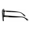 Chanel Złoty Logotyp z Literą Nieregularna Ramka Okulary Przeciwsłoneczne Okulary Przeciwsłoneczne Unisex Czarne CH5505-C622M3