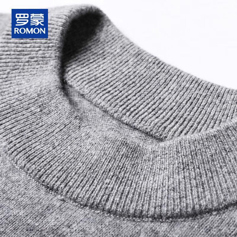 ROMON Men's Pure Cashmere Half-Turtleneck Sweater