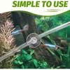 10 PCS 25mm Aquarium Suction Cups and 20 PCS Adjustable Zip Ties Fish Tank Tools for Air Tubes, Moss, Fish and Shrimp Nests, Plants, Reptile Hammocks