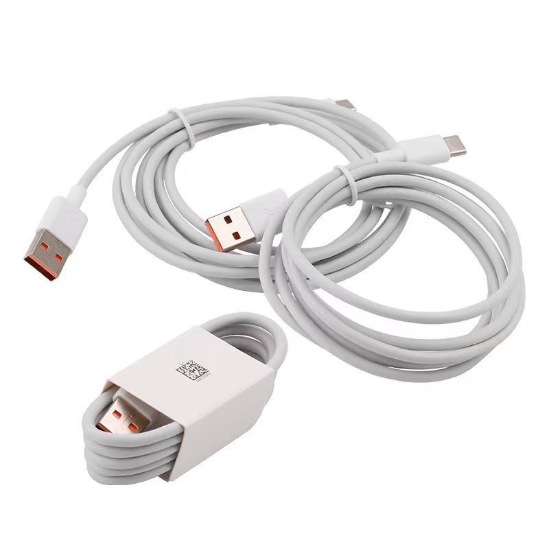 66W 6A Fast Charging TPE Data Cable for Huawei, Android, Apple - Super Fast Mobile Charger