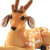 Lifelike Plush Sika Spotted Deer Home Decor Soft Sleeping Doll , Stuffed Animal for Kids