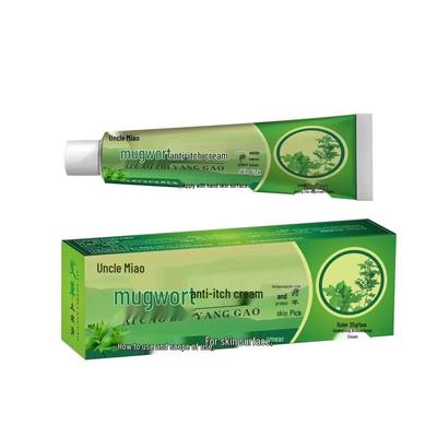 Mugwort Anti-Itch Skin Cream for Eczema and Tinea Relief, Antibacterial External Ointment
