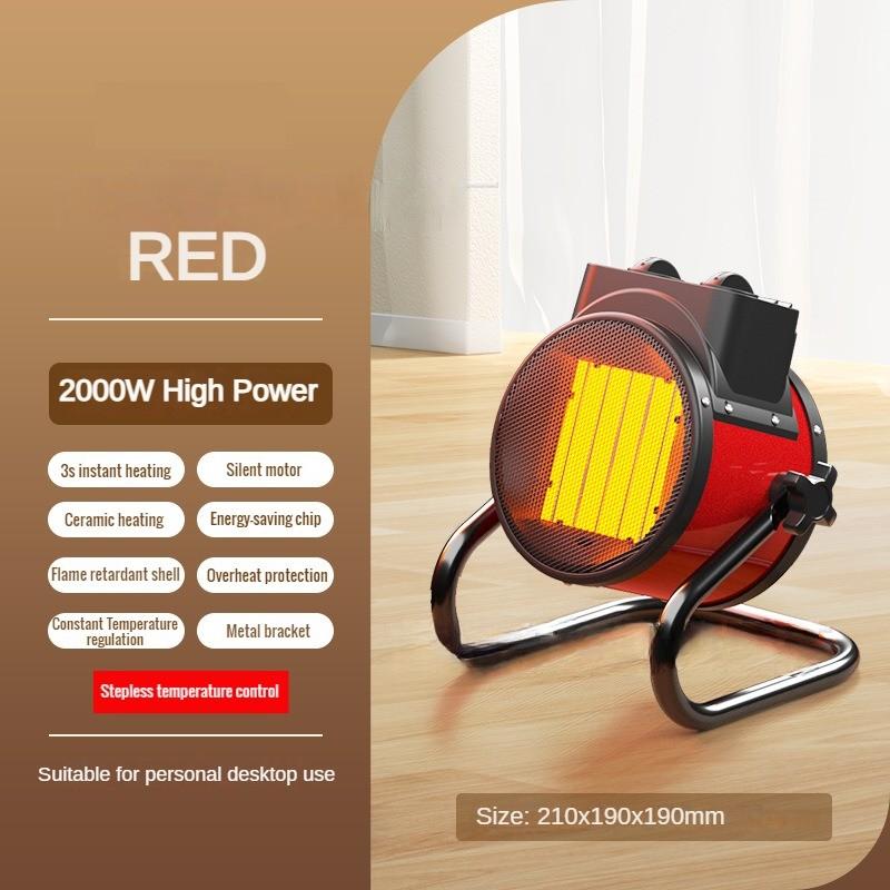 Portable Constant Temperature Desktop Heating Machine High Power Electric Warm Air Machine  Household Electric Heater