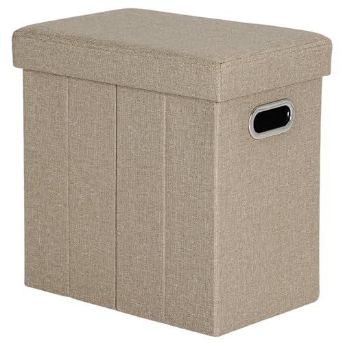 

Home Storage Storage Stool Soft Furnishings Home Fabric Small Stool Large Capacity Sofa, Foyer, Shoe Changing Chair with Handle бежевый