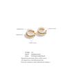 Eetit Simulated Pearls Layered Ear Bone Earrings for Women Stainless Steel Chic Fashion Ear Clip Accessories