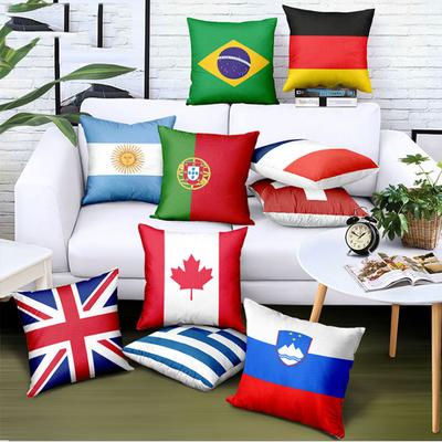 Flag Style Pillow Case 45X45 Cm Cotton Linen Serbia National Flag Pillow Case,Home Pillowcases New