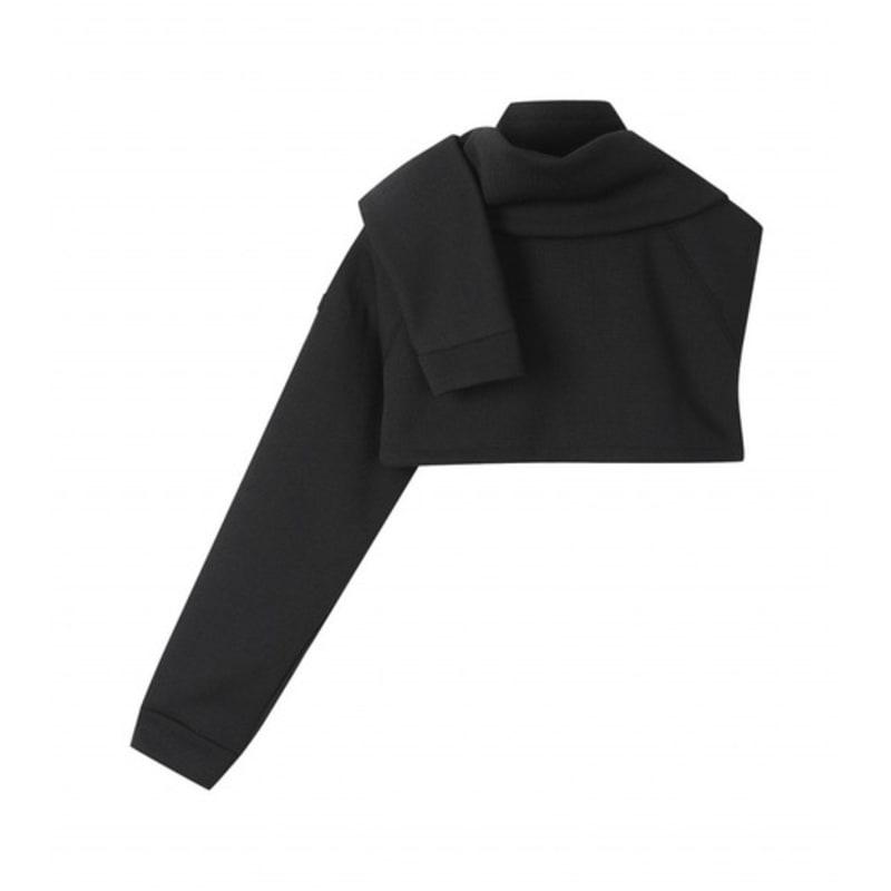 RE;CODE Asymmetry Sleeve Muffler (Over Fit)_RYAAA22801BKX
