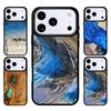 Wood Resin Marble Phone Case For iPhone 17 Air 16 15 14 13 12 11 Pro Max Plus