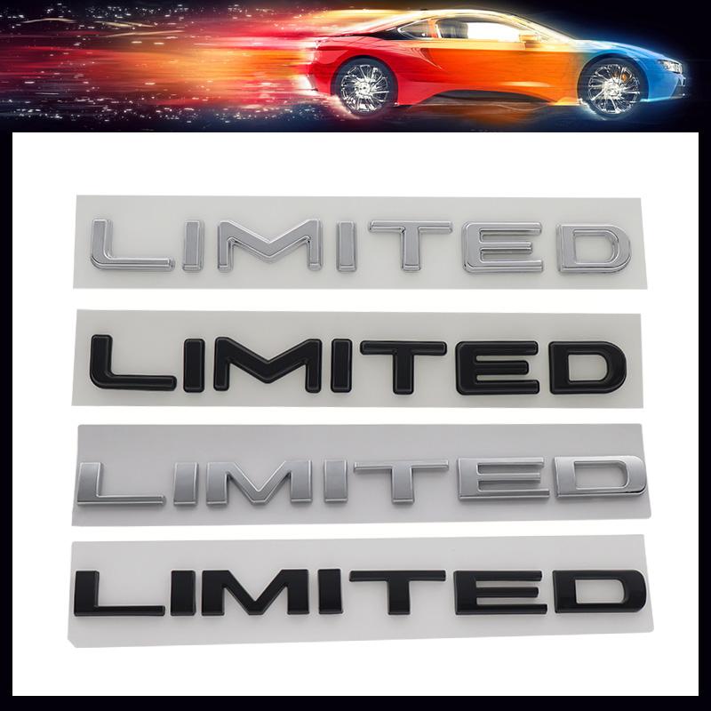 3D Premium ABS LIMITED Letters Sticker Achterbumper Badge Auto Achterklep Embleem Accessoires Buitendecoratie