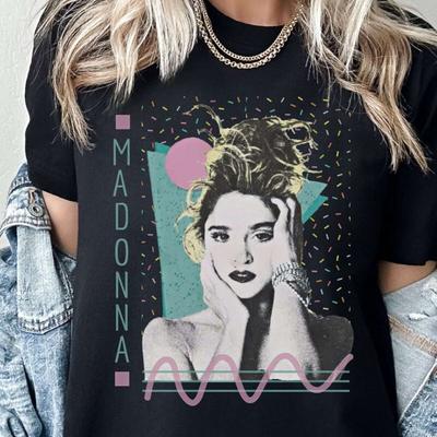MADONNA T-shirt Shirt Tshirt Band T-shirt Vintage Esthetiek 1980s T-shirt Retro Unisex T-shirt