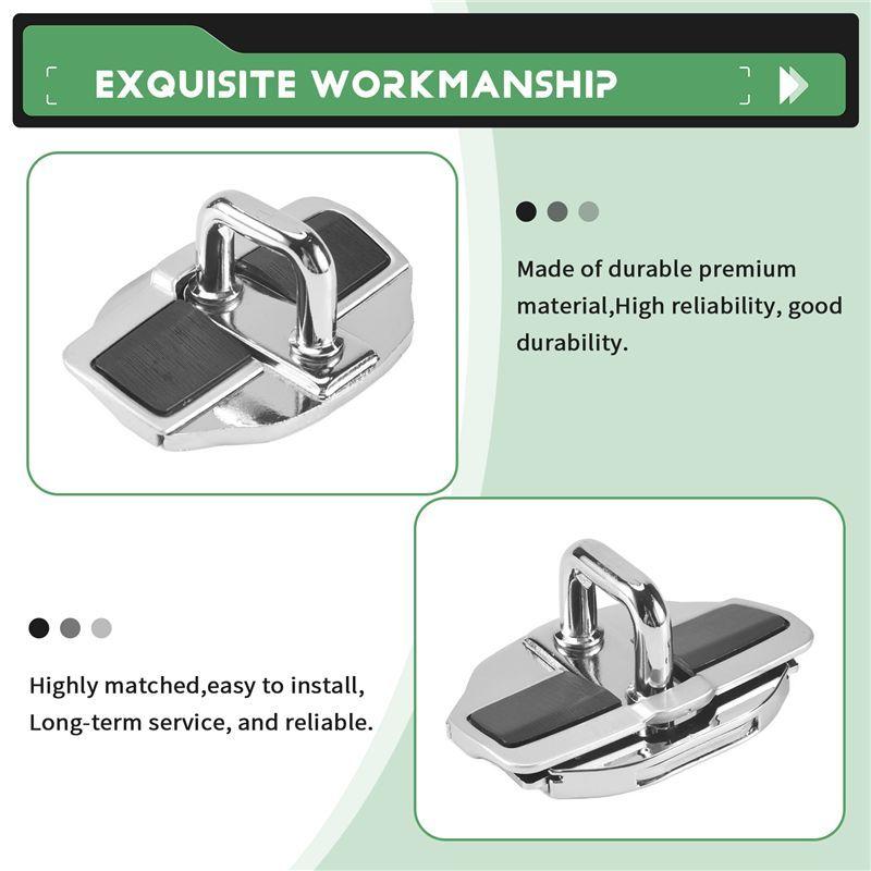 Reliable-Car TRD Door Lock Buckle Upgraded Stabilizer Cover Latches Stopper For-Lexus-Toyota Series Eliminate Abnormal Space