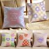Unique Art Abstract Floral Heart Mushroom Butterfly Cushion Cover Pillowcase Antidustmite Living Room Sofa Decor Cushion Room