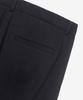 MINDBRIDGE [Couture] Black Wide Single-Pleat Washered String Full Elastic Waist Pants