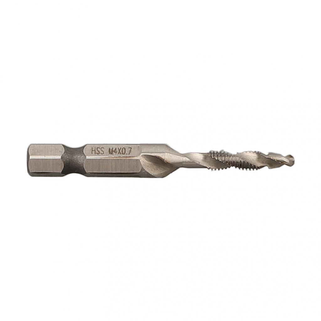Tap Drill Bits Hex Shank HSS 4341 Hand Drill M3-M10 Silver
