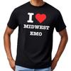 I Love Midwest Emo T Shirt Heart Band