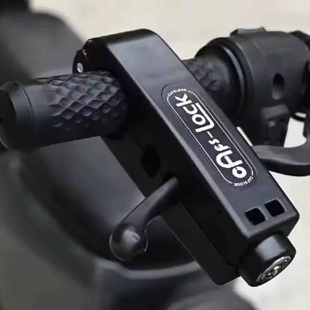 Motorcycle Handlebar Lock No Alarm High-precision Lock Pvc Waterproof Anti-theft Core Colors Heat-resistant Multiple G0f7