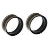 2PCS 1.9in Beadlock Wheel Rings with Hole Tire Lock Ring Replacement for Axial SCX10 II 90046 110