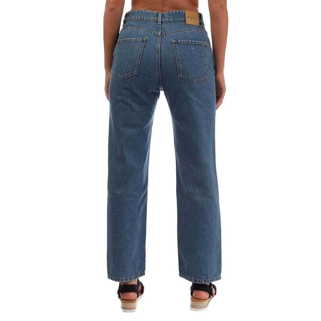 Boss Womens/Ladies Cropped Straight Cut Jeans