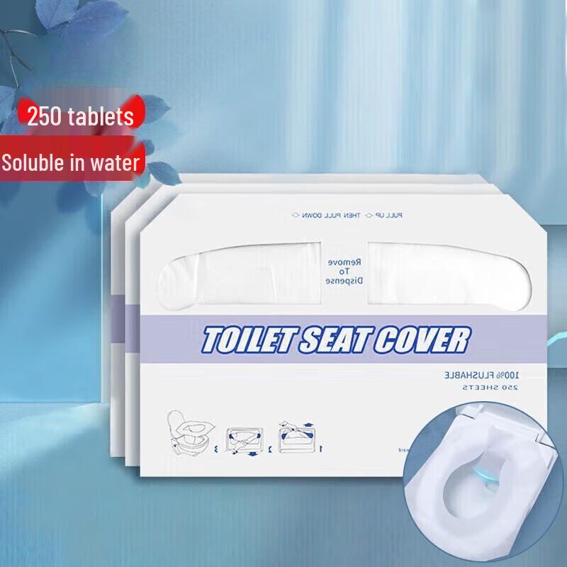 Маленький Тканевый Лес Водорастворимые Салфетки для Сиденья Унитаза для Беременных, 250 шт.