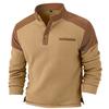 Men's Casual Long Sleeve Hoodie Stand Collar Corduroy Sweatshirt Spring Autumn 2026 Fashion Urban Style Polyester Fiber