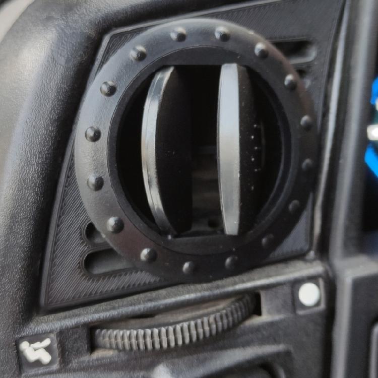 Air Conditioning Instrument Panel Round Grille Air Outlet for Camper-Caravan Bus