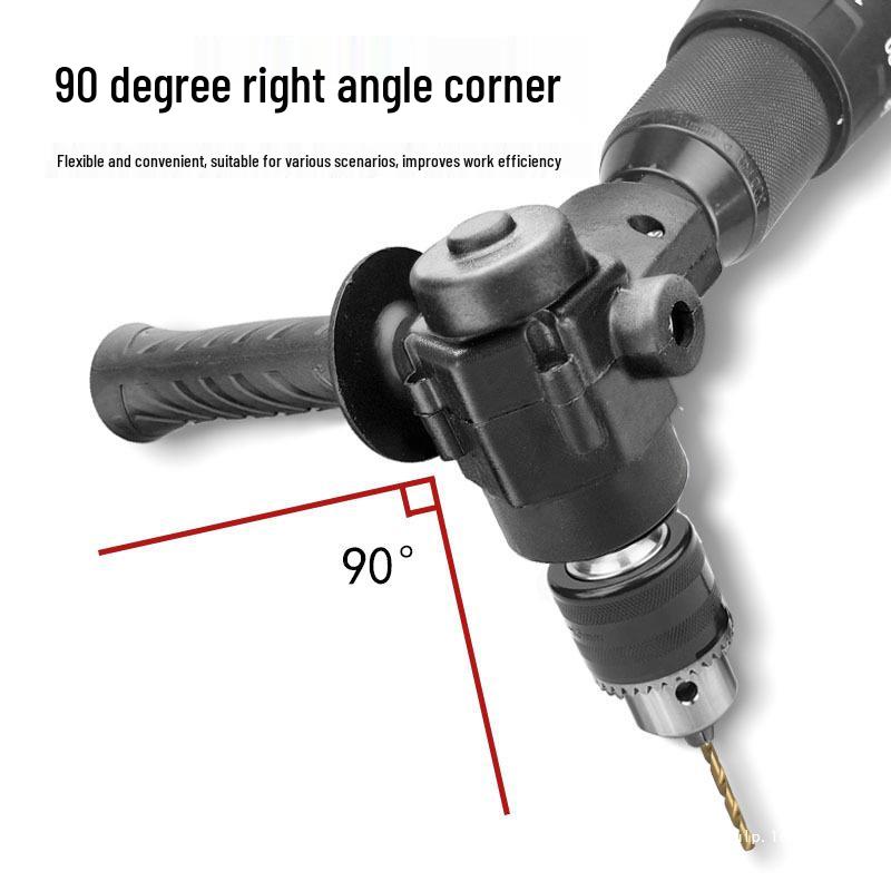 GeiBei 105° Angle Screwdriver Adapter with Hex Shank for Electric Drills