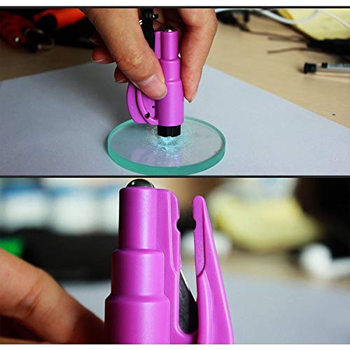 Portable Mini Holder Type Car Emergency Escape Hammer, Seat Belt