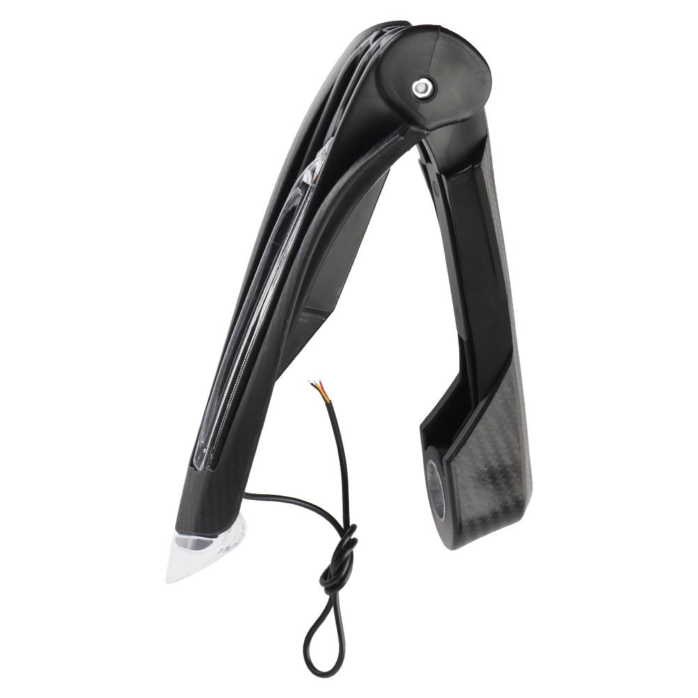 Motorcycle Hand Guards Universal Motorcycle LED Hand Guard Shield 22mm 7/8 Windproof 1 Pair with Turn Signal Light