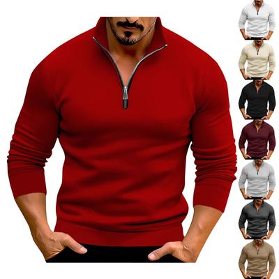 Men's Long Sleeve Fashion T-Shirt Spring And Autumn Long Sleeve Pullover Sweatshirt