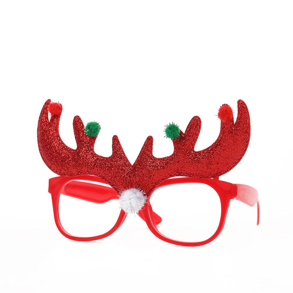 Christmas Creative Antlers Eyeframe Christmas Party Decoration Christmas Party Acting Props Holiday Supplies Party Eyeframe