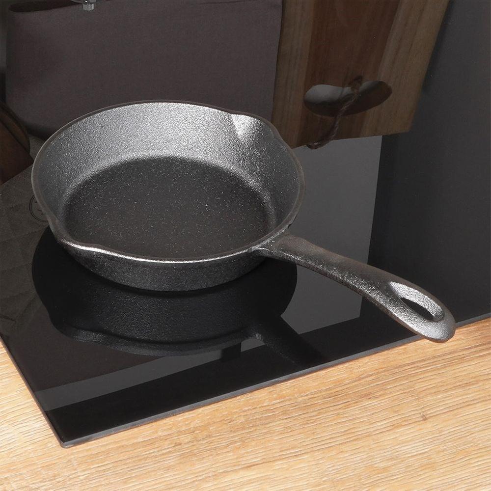 Cast Iron Pan for Gas Induction Grill Fireplace To Oven Plate 16 Cm