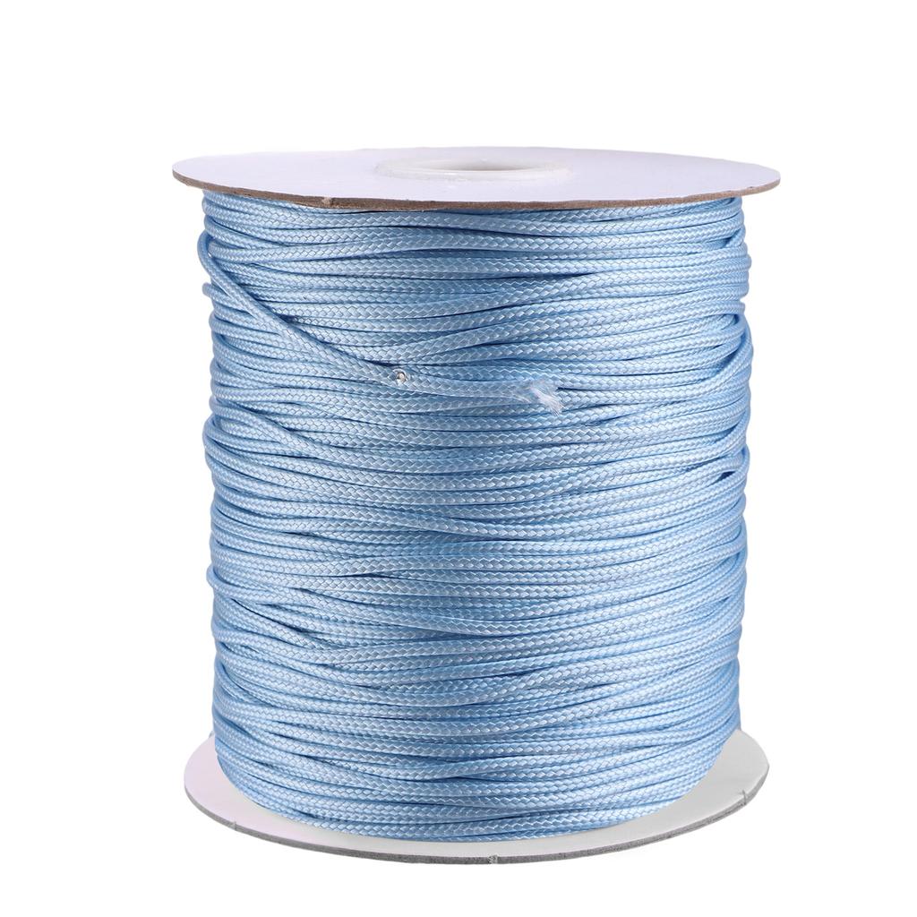 0,5mm-3mm Wachsfaden mehrfarbige Halskettenseil Wachsseil handgefertigt DIY Armband Materialseil
