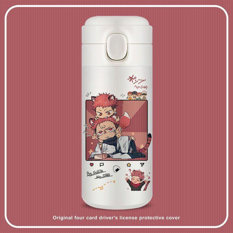 Gojo Satoru Cartoon Thermos Cup Large Capacity Compact Lightweight Carry High Appearance Level Cup Stainless Steel Kettle for Me