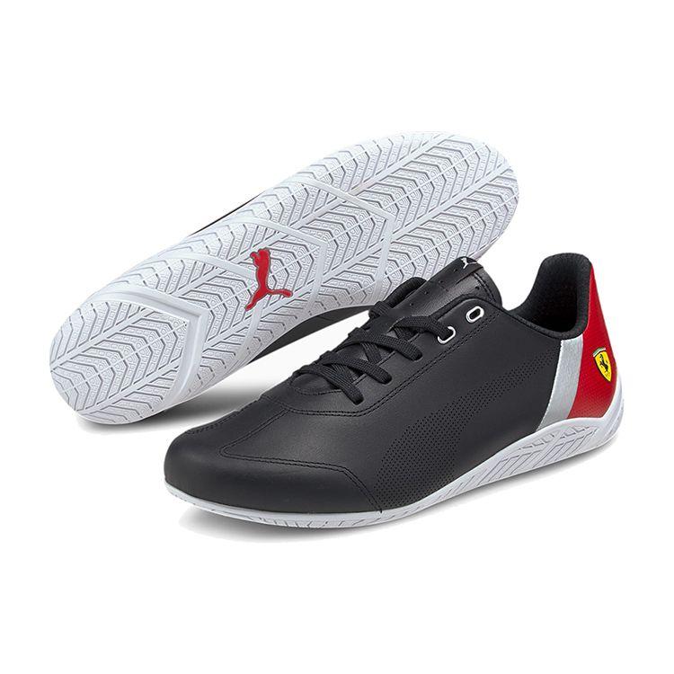 Scuderia Ferrari x Puma Ridge Cat Black Rosso Corsa Men Sneakers 306667-01