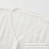FivePlus Women's V-Neck Cut-Out Knit Cardigan