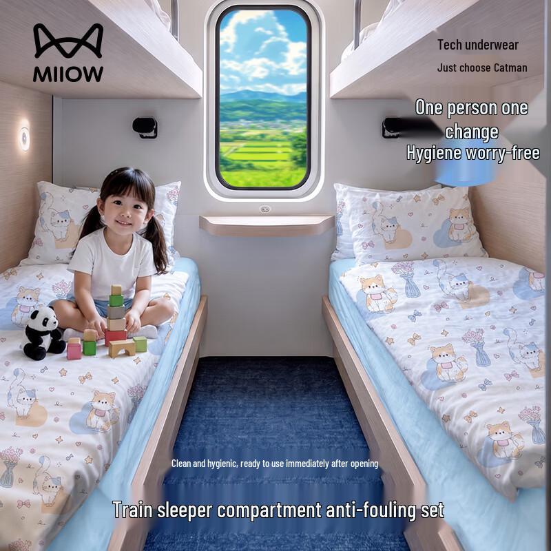 Mao Ren Disposable Travel Bedding & Toilet Seat Covers