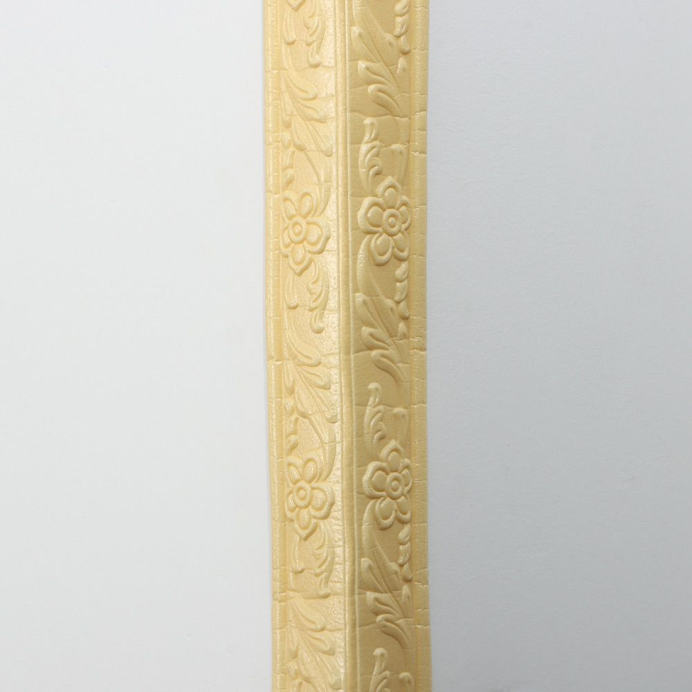 3D Ceiling Decorative Strip Waterproof Baseboard Wallpaper Wall Stickers Wall Border Skirting Home Decoration