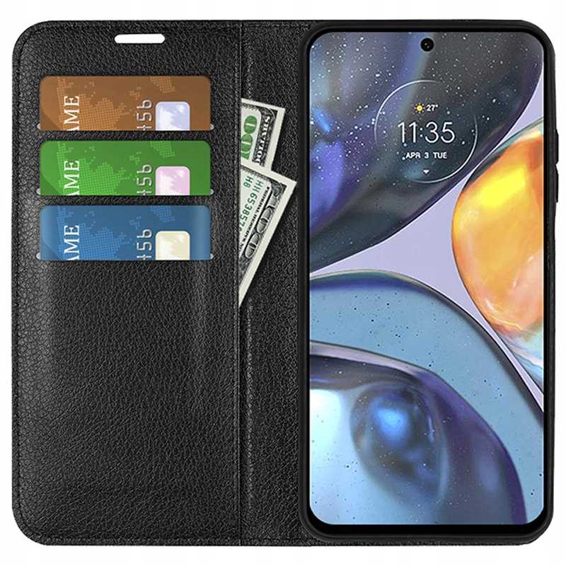 Litchi Motorola G22 Czarny