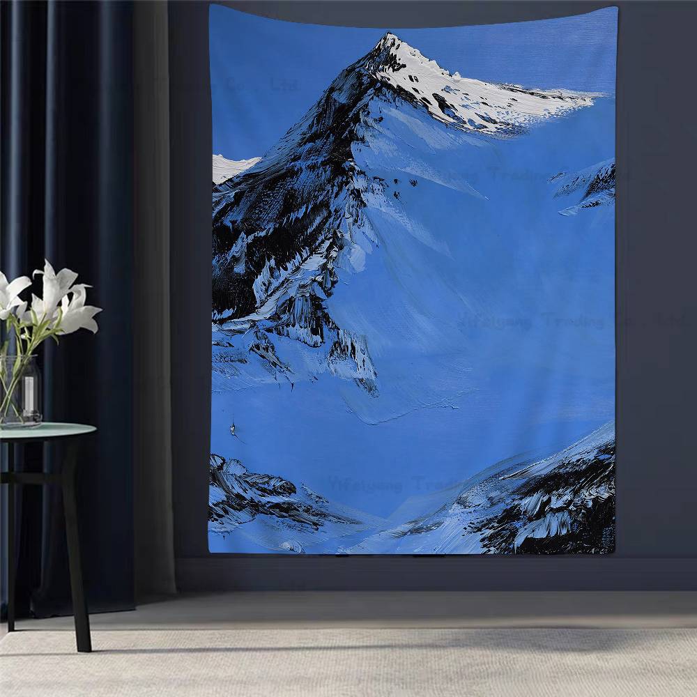 Conrad Jon Snow Mountain Artist Hippie Wall Hanging Tapestries Art Science Fiction Room Home Decor Kawaii Room Decor