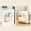 Magnetic Wall Storage Box Large Capacity Plastic Refrigerator Side Organizer for Kitchen Dining