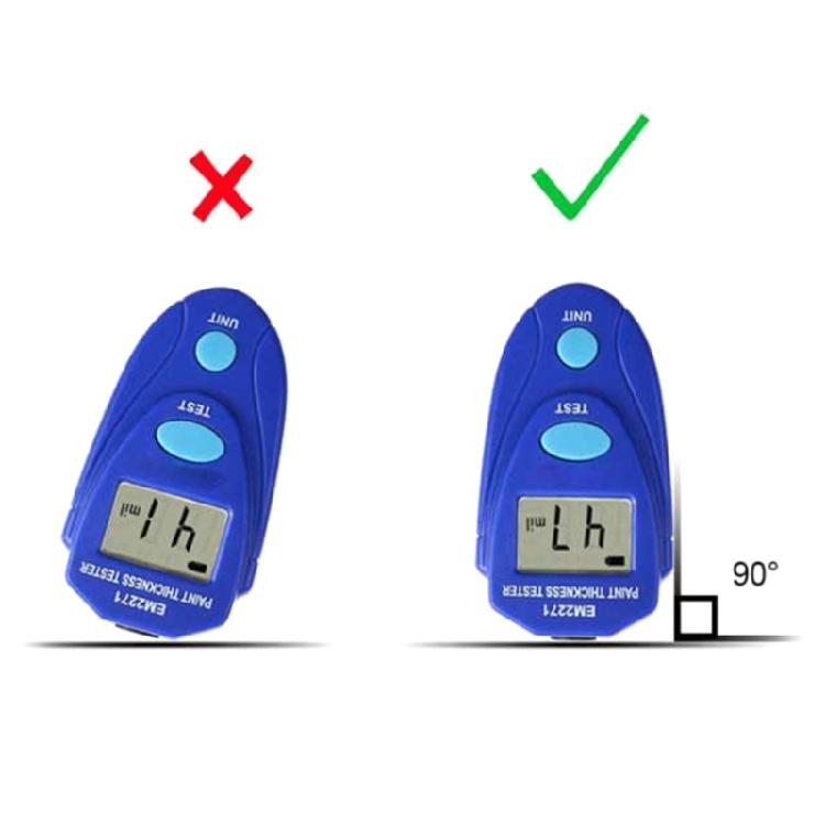 Mini Portable Paint Car Coating Paint Thickness Digital Gauge Meter Tester