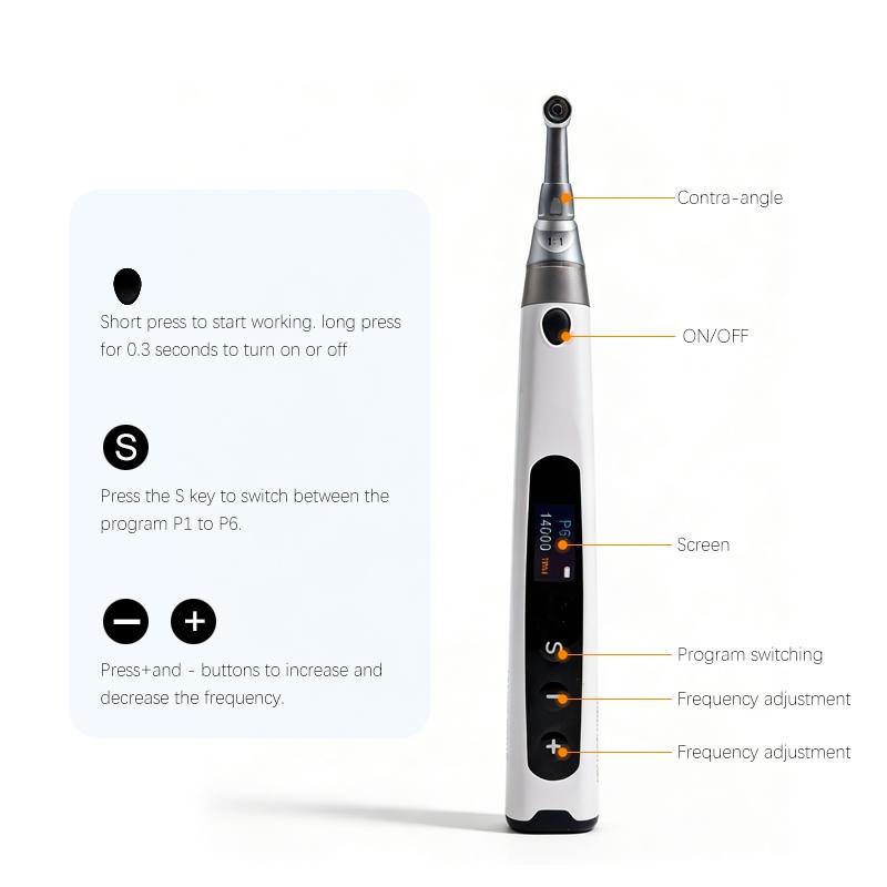 Dental High Frequency Electric Orthodontics Prophy Motor Low Speed 1:1 Interproximal Stripping Reciprocating with IPR System