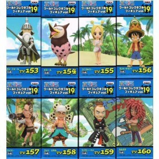 

One Piece World Collectible Figures Vol.19, all 8 types