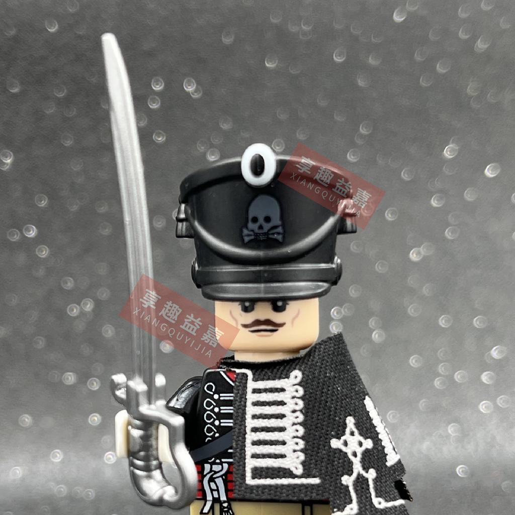 Military affairs Napoleon French Cuirassier Dragoon Building Blocks Model Bricks mini Action toy Figures Toy gift for children