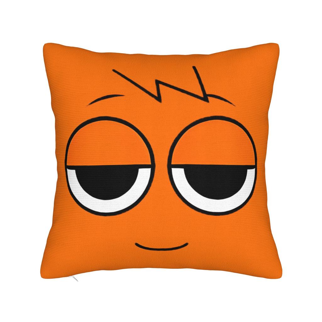 Sprunki Cartoon Anime Square Pillow Cases Cushion Covers Novelty Zipper Decor Pillowcover For Car 18"